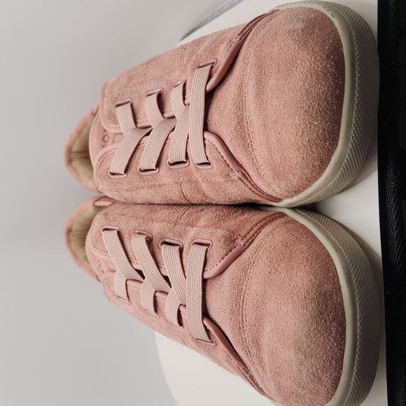 REPOSHING Vionic Pink Jean Suede Sneakers...scuffed and soiled - Picture 4 of 13